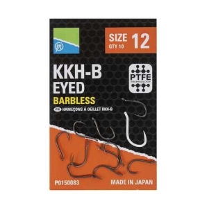 Haczyki Preston Bezzadziorowe Kkh-B #12