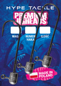Hype Tackle Premium Bullet Jigheads 8/0 30g 3szt.
