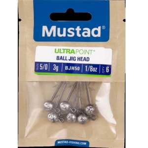 Główka jigowa MUSTAD BallJig 6szt. 2/0 3 g