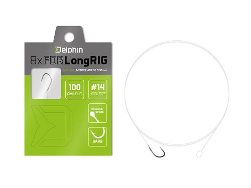 Przypon Delphin FDR LongRIG 100cm 0,16mm #10 8szt.jpg