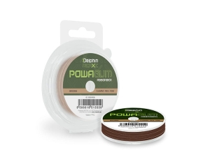 Delphin REAXE PowaGUM Brązowa 1mm/8kg/10m