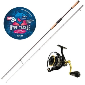 Zestaw Savage Gear Revenge SG6 2,56m 10-30g + DAM QUICK 7 3000 Pleciona X Anniversary + HypeTackle WP8 0.13mm