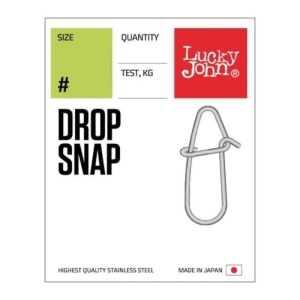 Agrafka Lucky John Drop Snap 18kg 8szt #003