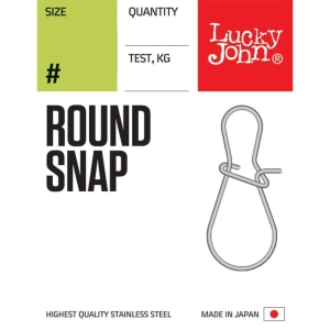 Lucky John agrafki LJ Round Snap 10szt. - #003