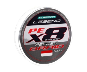 Flagman Legend Feeder Braid X8 D.Grey 150m 0.14mm