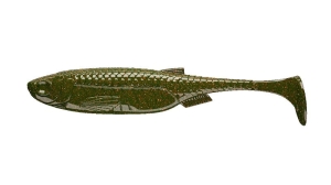 Libra Lures Kraken Shad 3 032 Motor Oil Green 8szt
