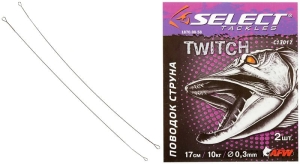 Select Przypon Strunowy #1 15cm 10kg Twitch 2szt.
