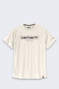 Koszulka Carhartt Force Midweight Logo Malt XL