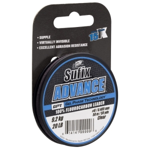 Sufix Advance Fluorocarbon Clear 50m 0,185mm 2,4kg