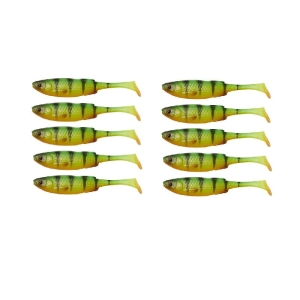 Gumy Hurtem ZESTAW 10szt Savage Gear Craft Shad 8.8cm 4.6g Firetiger