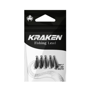 Kraken Ciężarek Łezka z Krętlikiem 10g 5szt