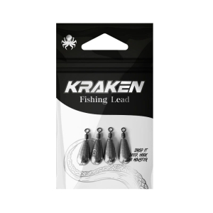 Kraken Ciężarek Łezka z Krętlikiem 18g 4szt