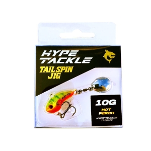 Hype Tackle Wirujący Ogonek Tail Spin Jig Hot Perch 10g 1szt