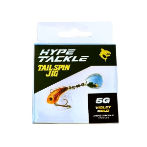 Hype Tackle Wirujący Ogonek Tail Spin Jig  Violet Gold 5g 1szt