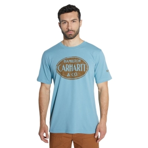 Koszulka Carhartt Hamilton Graphic Summer Blue L
