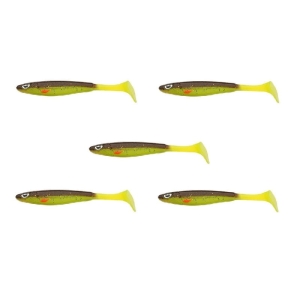 Gumy Hurtem Zestaw Berkley Sick Smash 17cm Brown Chartreuse 5szt