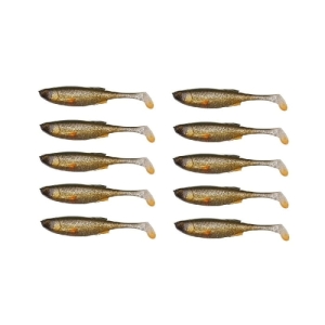 Gumy Hurtem ZESTAW 10szt Savage Gear Craft Shad 7.2cm 2.6g Green Silver