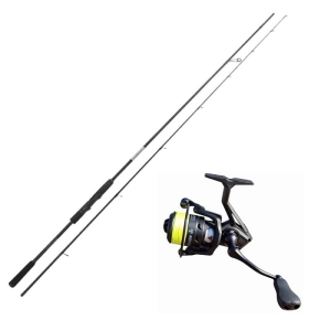 Zestaw Kraken Black Pearl FAST SPIN 2,74m 7-23g + Kraken Black Pearl 4000 + Plecionka 9x 0,16 Yellow