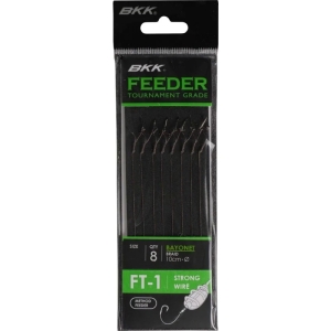 Przypony BKK Feeder Tournament FT-1 | Bayonet Rigs-Braid | 10cm | #8