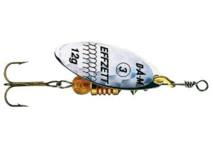 Obrotówka DAM Effzett Predator Silver Glitter nr 0/3g