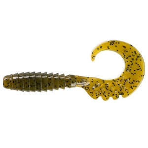 FishUP Fancy Grub 1" #074 Green Pumpkin Seed 12szt