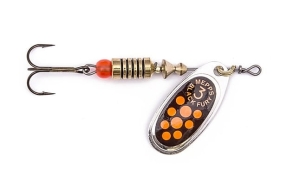 Mepps BLACK FURY srebrny/czerwone_orange 4/8g