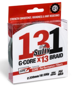 Sufix 131 G-CORE 0,128mm 6,8kg 150m LO-VIS GREEN