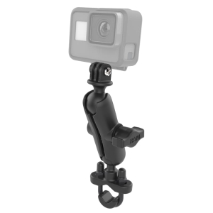 RAM U-Bolt Double Ball Mount with Camera Adapter