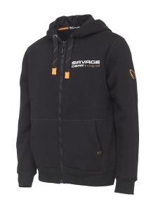 Bluza Savage Gear Urban Zip Hoodie L Black Ink