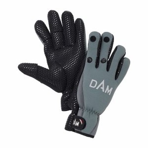 Rękawiece Dam Neoprene Fighter Glow Black Grey M
