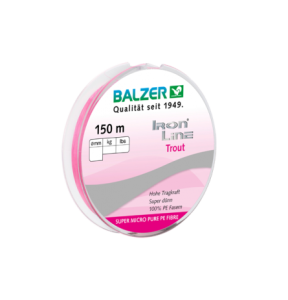 Plecionka Balzer Iron Line Trout Pink 150m 0,04mm