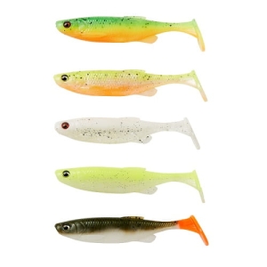 SG Fat Minnow T-tail 13cm 20g Darkwater Mix 5szt