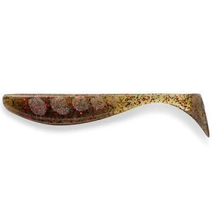 FishUP Wizzle Shad 3" #045 Green Pum/Red &Black