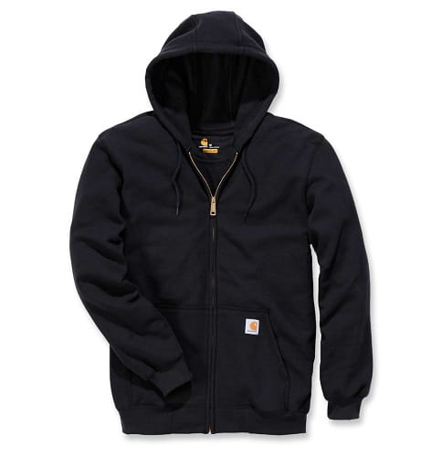 Bluza Carhartt Mid Hooded Zip Sweatshirt Black..jpg