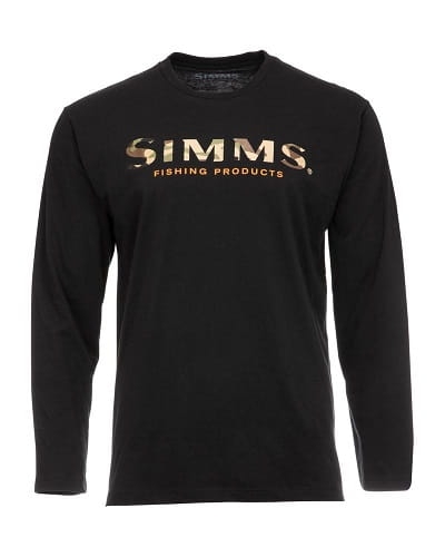 T-Shirt Simms Logo Shirt LS Black..jpg