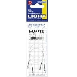 Przypon Dragon 1x19 Surflon 3kg Light 15cm 2szt